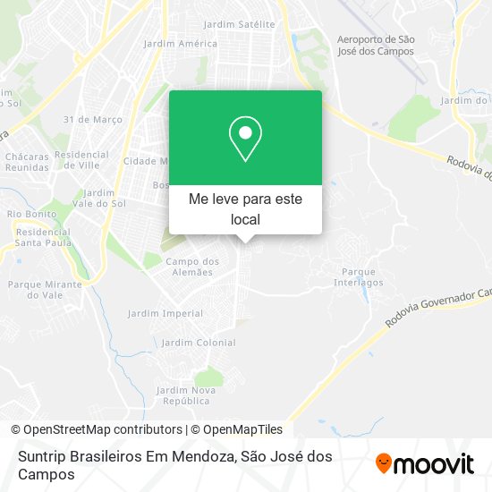 Suntrip Brasileiros Em Mendoza mapa