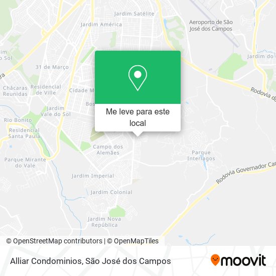 Alliar Condominios mapa