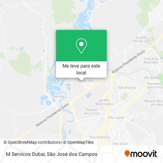 M Servicos Dubai mapa