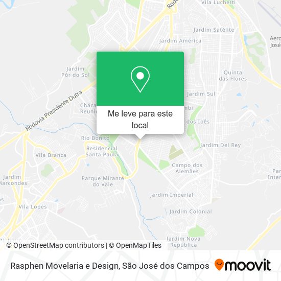 Rasphen Movelaria e Design mapa