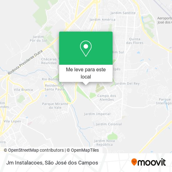 Jm Instalacoes mapa