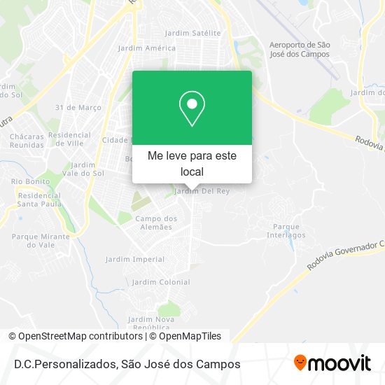 D.C.Personalizados mapa