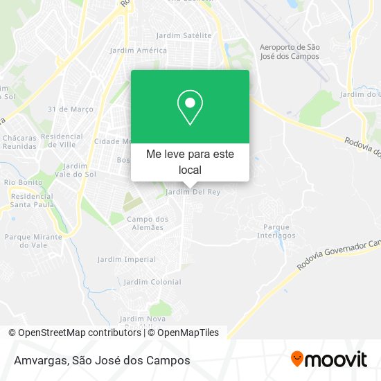 Amvargas mapa