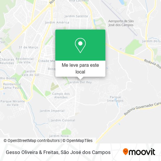 Gesso Oliveira & Freitas mapa