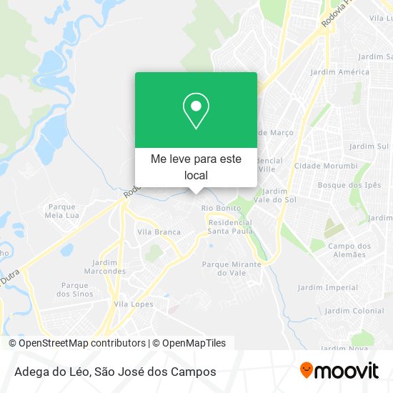Adega do Léo mapa