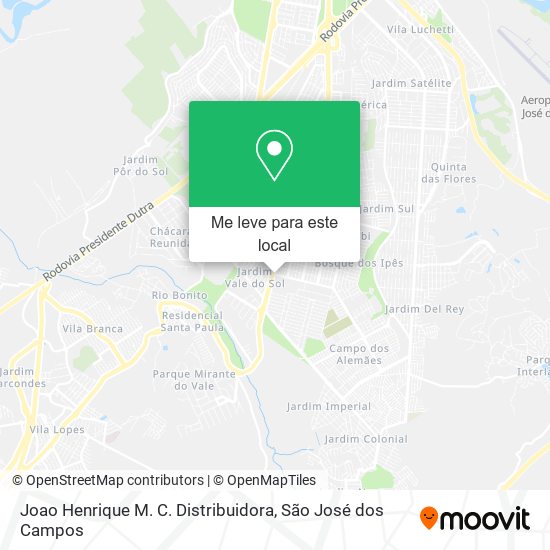Joao Henrique M. C. Distribuidora mapa