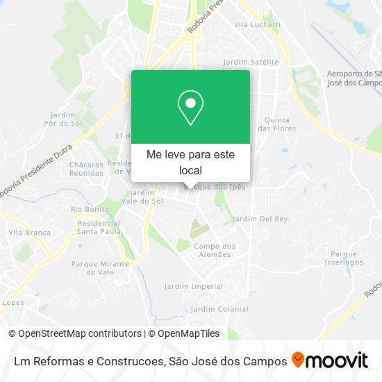 Lm Reformas e Construcoes mapa