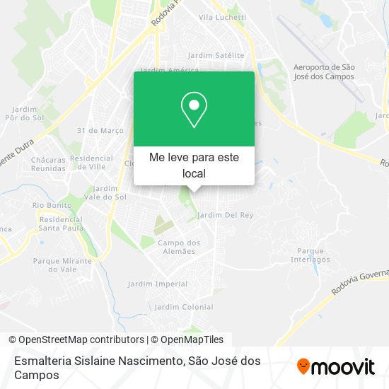 Esmalteria Sislaine Nascimento mapa
