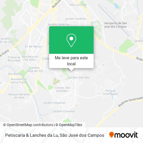 Petiscaria & Lanches da Lu mapa