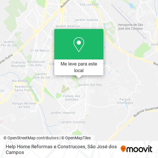 Help Home Reformas e Construcoes mapa