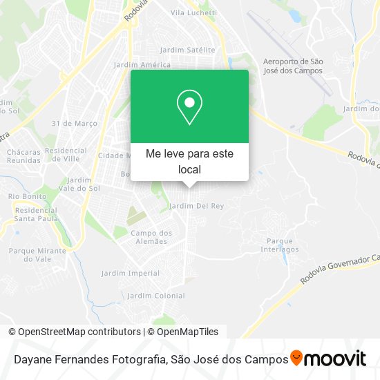 Dayane Fernandes Fotografia mapa