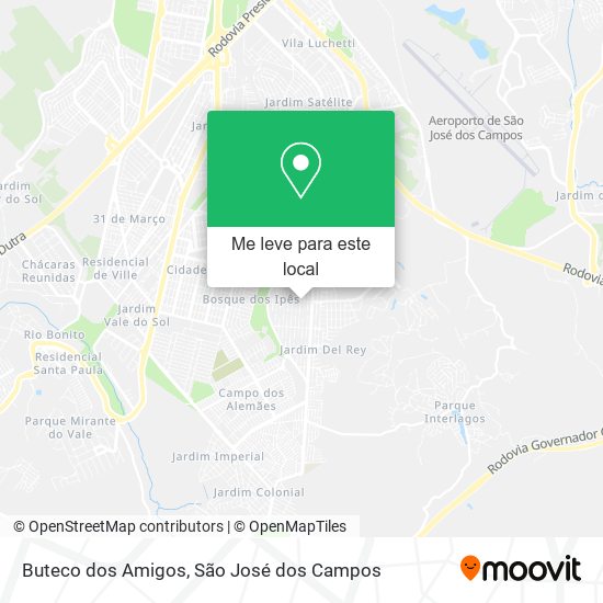 Buteco dos Amigos mapa