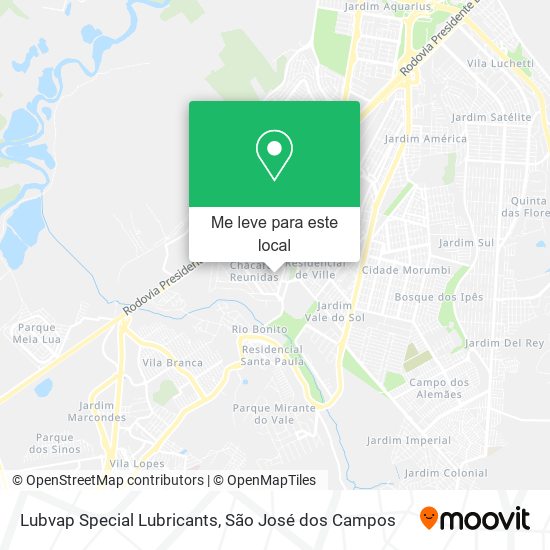 Lubvap Special Lubricants mapa