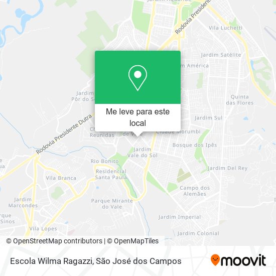 Escola Wilma Ragazzi mapa