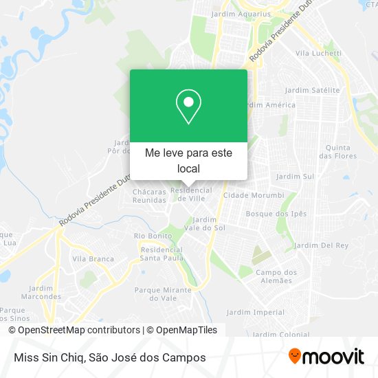 Miss Sin Chiq mapa