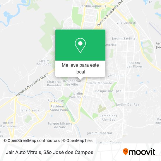 Jair Auto Vitrais mapa