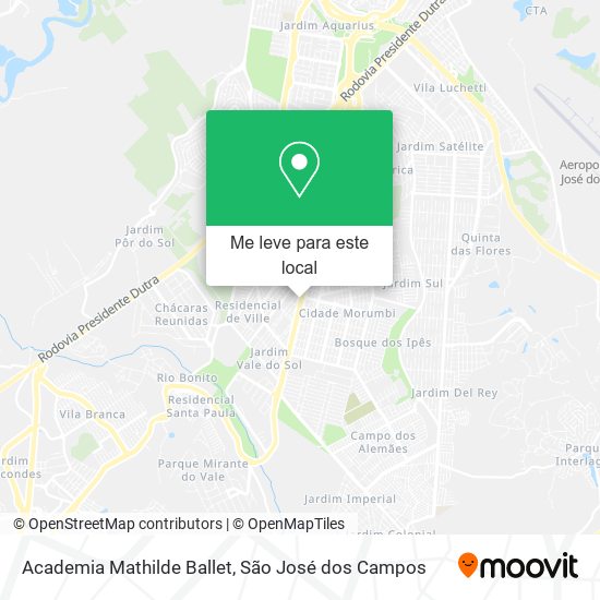 Academia Mathilde Ballet mapa
