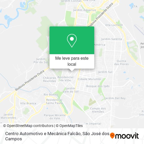 Centro Automotivo e Mecânica Falcão mapa