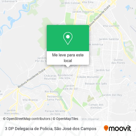 3 DP Delegacia de Policia mapa