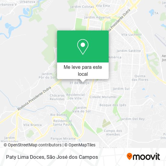 Paty Lima Doces mapa