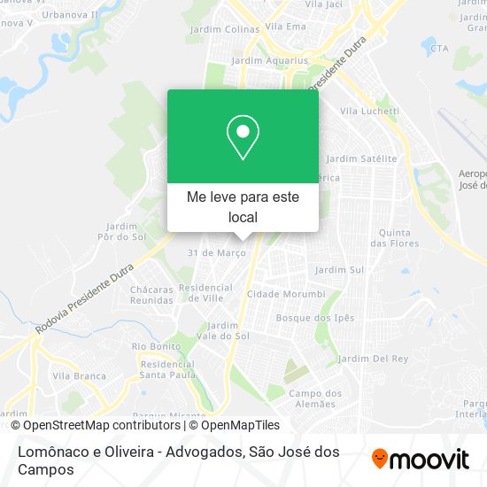 Lomônaco e Oliveira - Advogados mapa