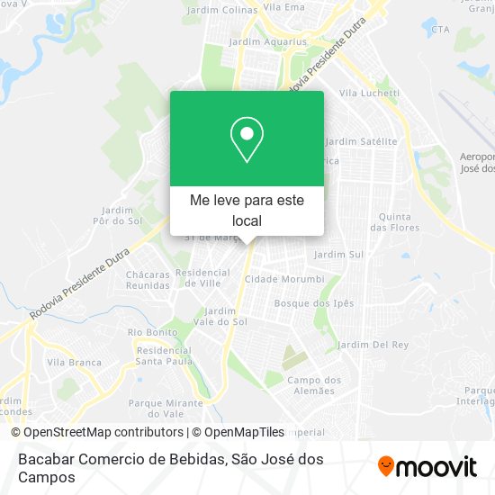 Bacabar Comercio de Bebidas mapa