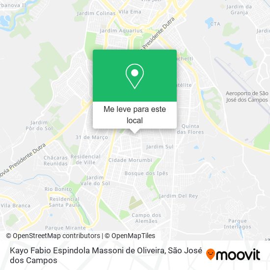 Kayo Fabio Espindola Massoni de Oliveira mapa