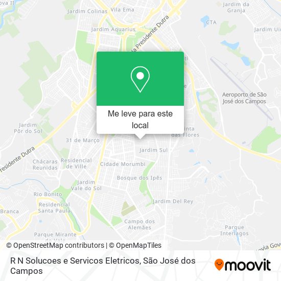 R N Solucoes e Servicos Eletricos mapa