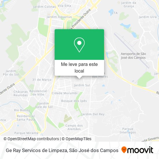 Ge Ray Servicos de Limpeza mapa