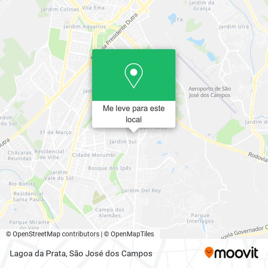 Lagoa da Prata mapa