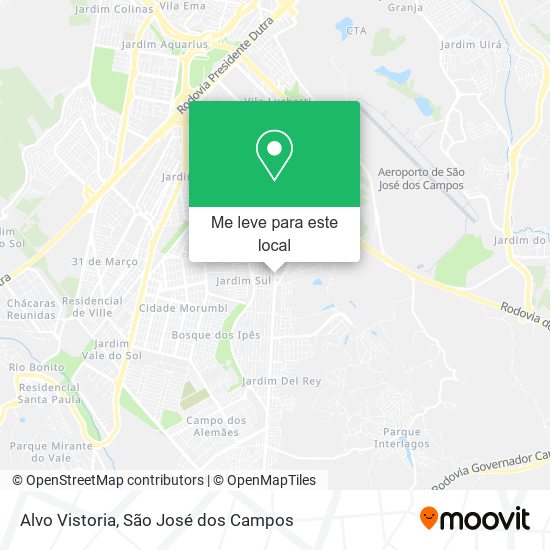 Alvo Vistoria mapa