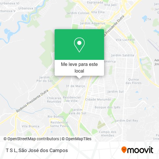 T S L mapa