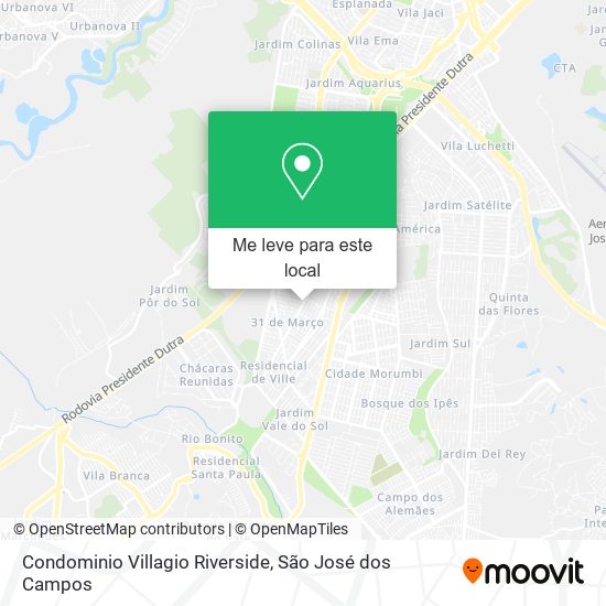 Condominio Villagio Riverside mapa