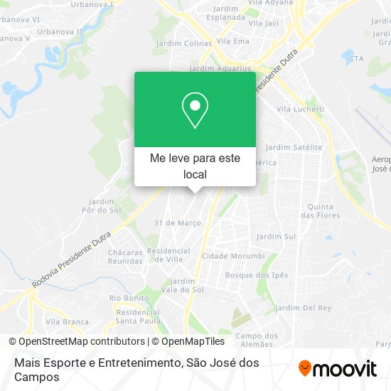 Mais Esporte e Entretenimento mapa