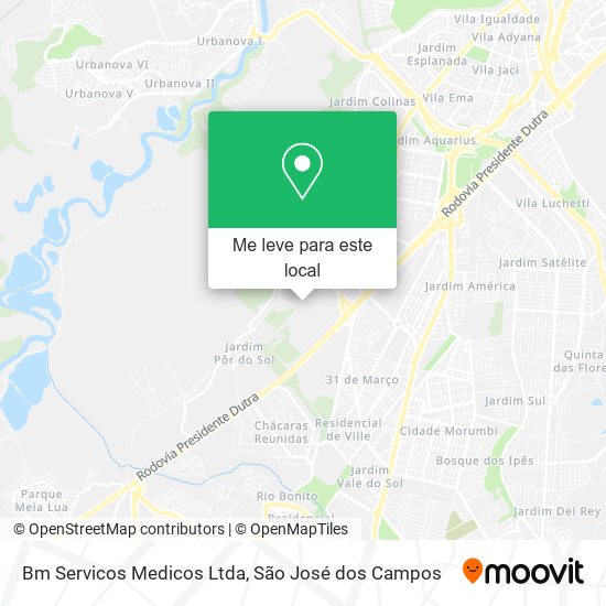 Bm Servicos Medicos Ltda mapa