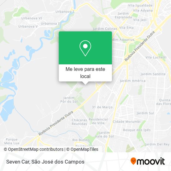 Seven Car mapa