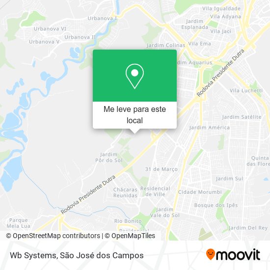 Wb Systems mapa