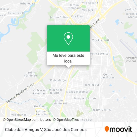 Clube das Amigas V mapa