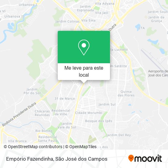 Empório Fazendinha mapa
