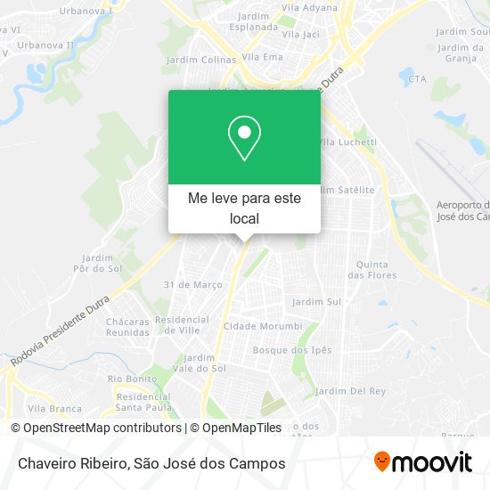 Chaveiro Ribeiro mapa