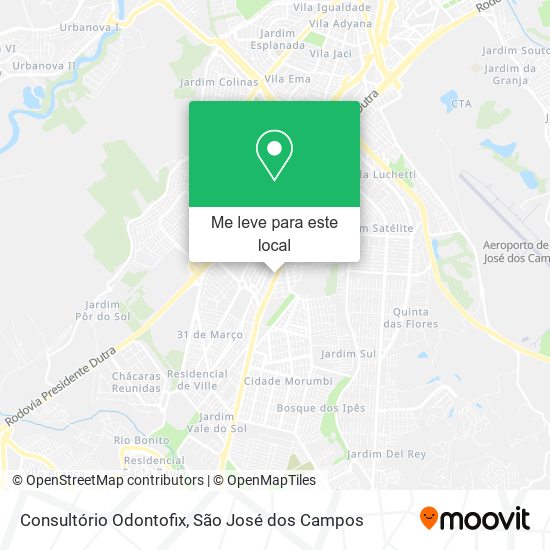 Consultório Odontofix mapa