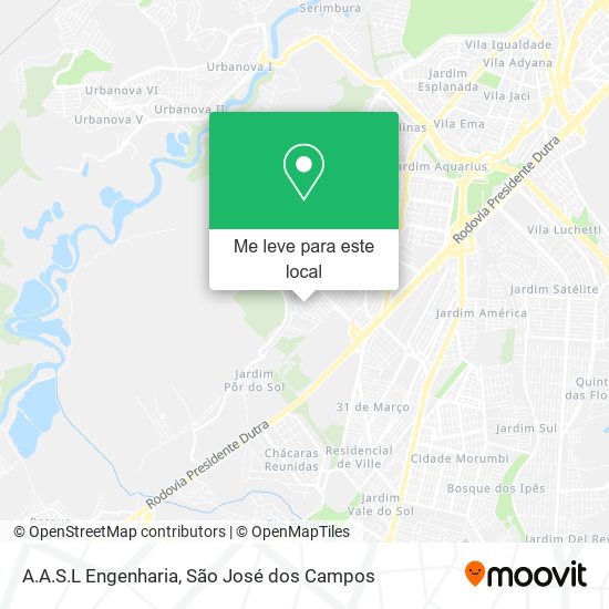 A.A.S.L Engenharia mapa