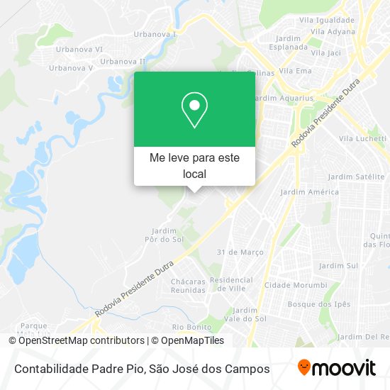 Contabilidade Padre Pio mapa