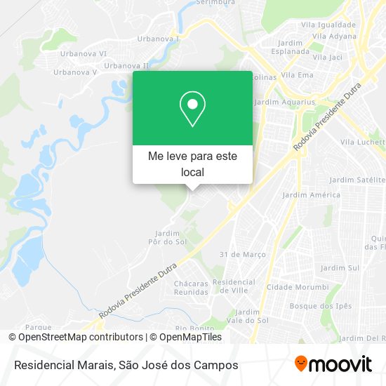 Residencial Marais mapa