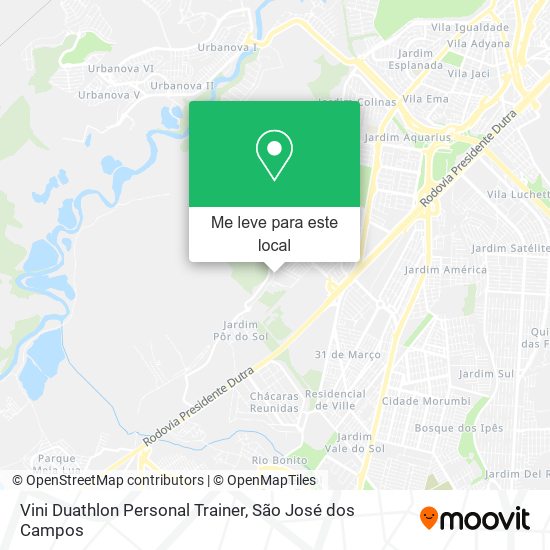 Vini Duathlon Personal Trainer mapa