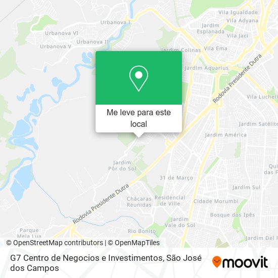G7 Centro de Negocios e Investimentos mapa