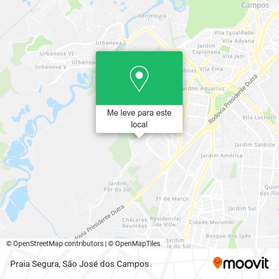 Praia Segura mapa