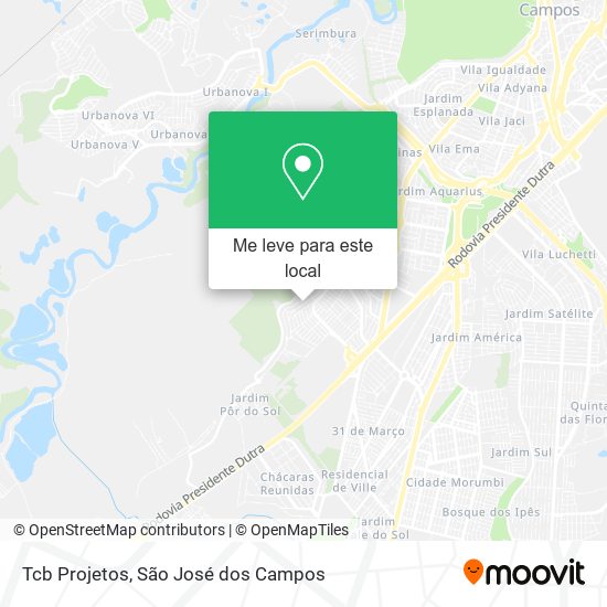 Tcb Projetos mapa