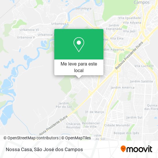 Nossa Casa mapa