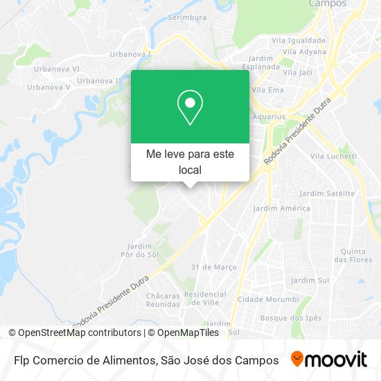 Flp Comercio de Alimentos mapa